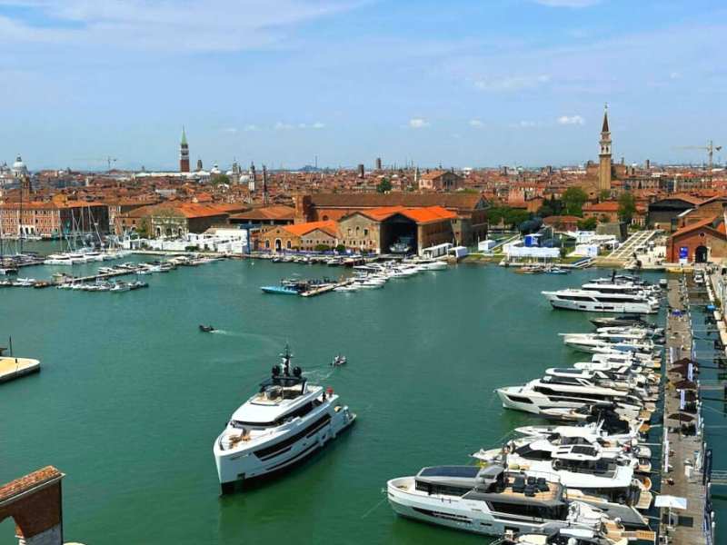 The Venice Boat Show was inaugurated today at the&nbsp;Arsenale