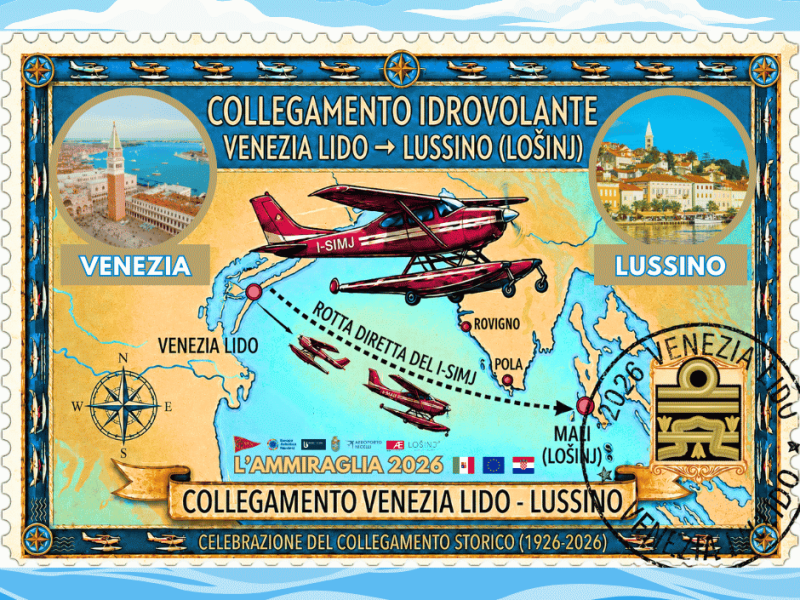 Dopo 100 anni torna l’idrovolante Venezia Lussino con i fratelli Boscolo Bielo di&nbsp;Chioggia
